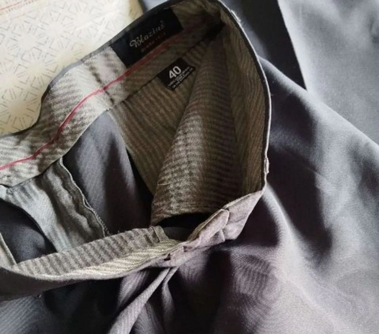 Calça masculina cinza - n.40 - Foto 3