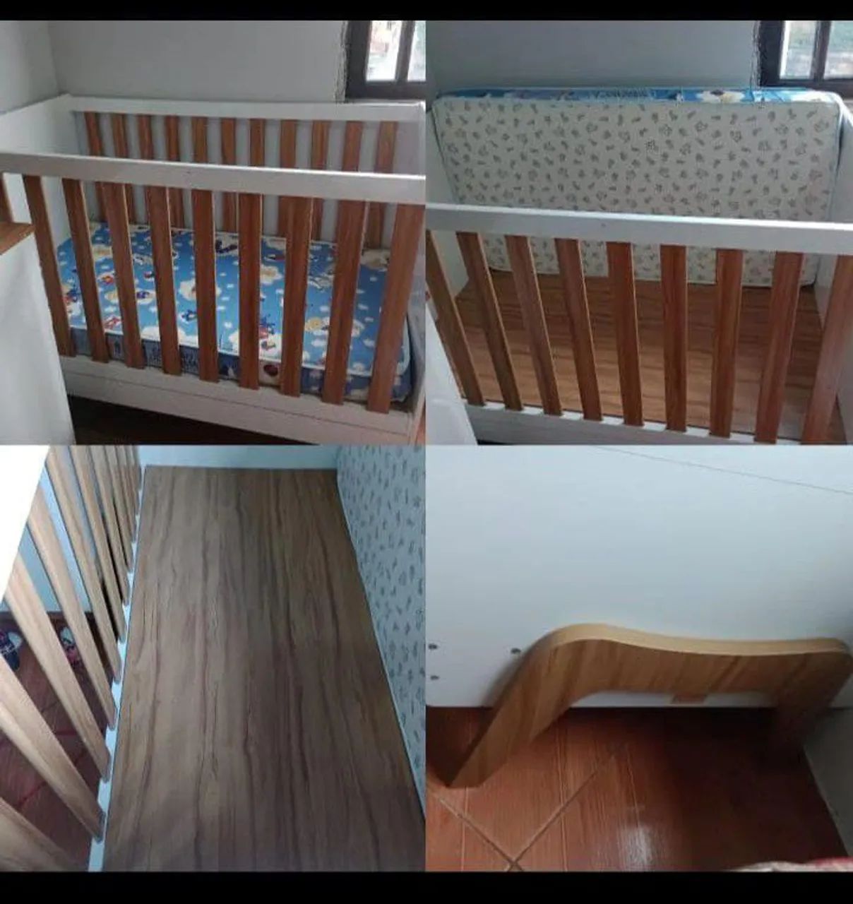 Guti retrô 5x1 Peroba + Colchão Impecável(valor negociável) - Foto 2