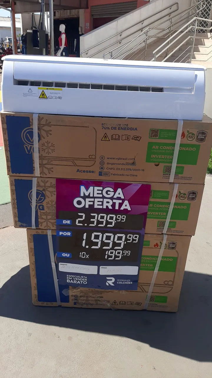 Ar Condicionado Inverter 12.000 BTUs VG Mega Oferta!