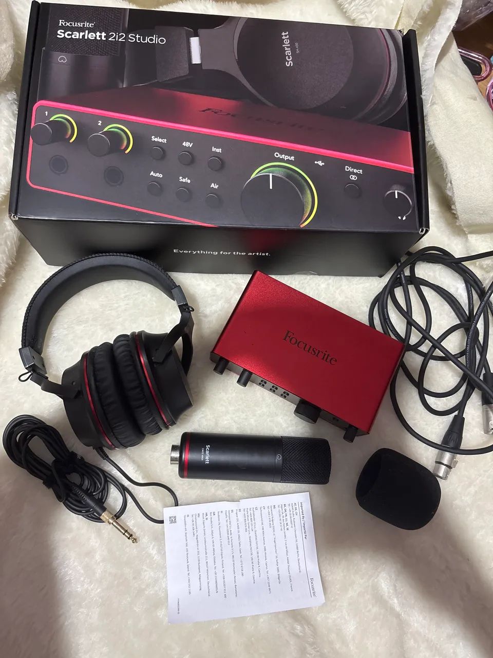 Home studio focusrite scarlet 2i2 4th