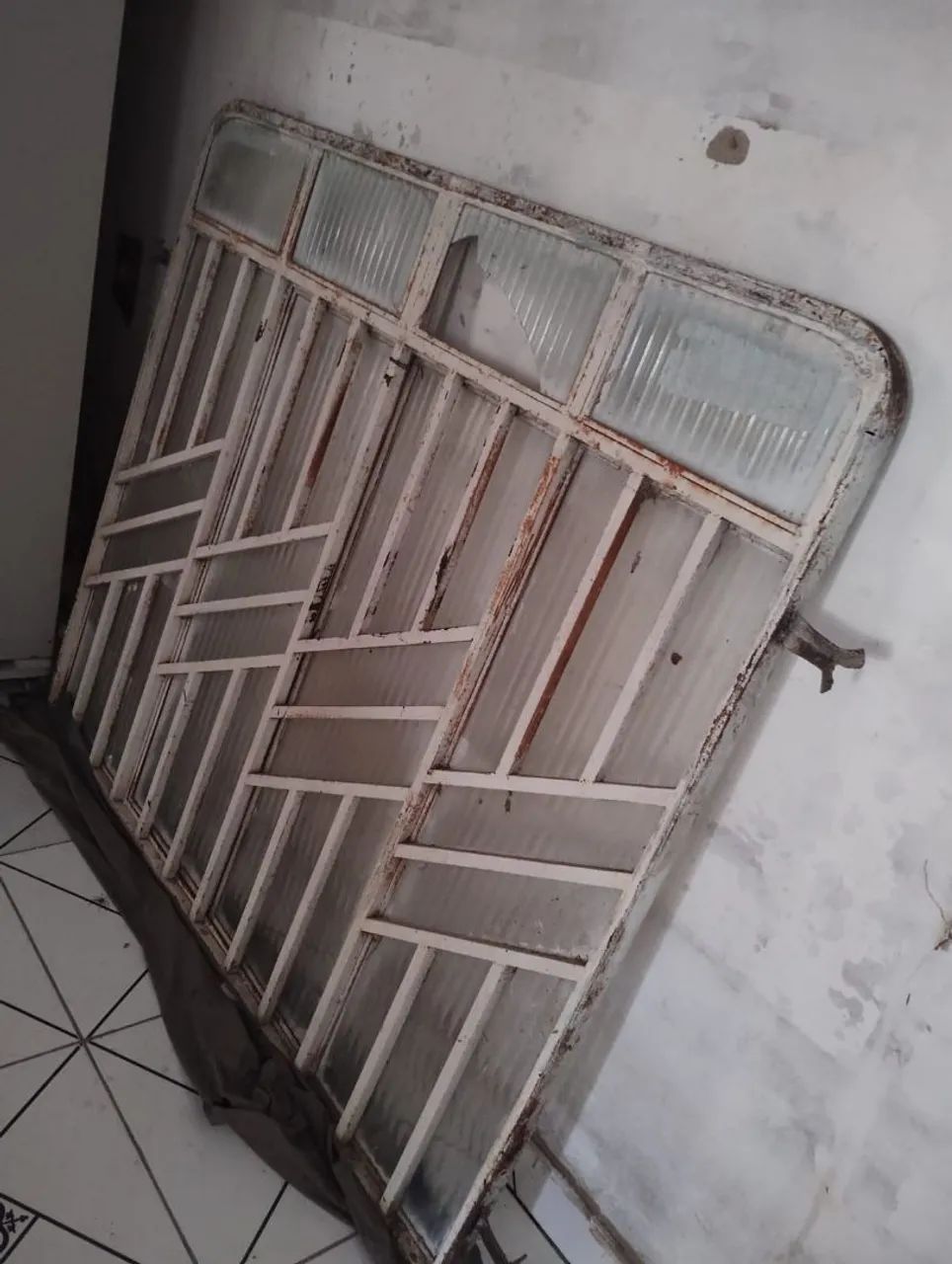 Portão de aço usado e janela - Foto 2