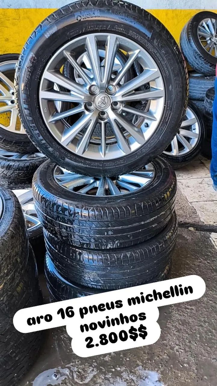 aro 16 corolla pneus michellin 
