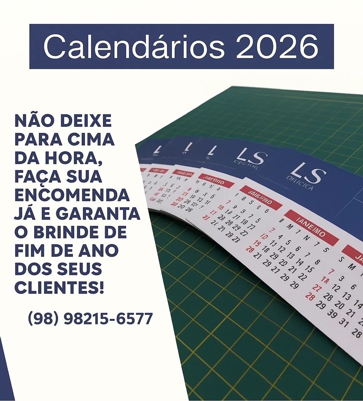 Calendários Personalizado Mini