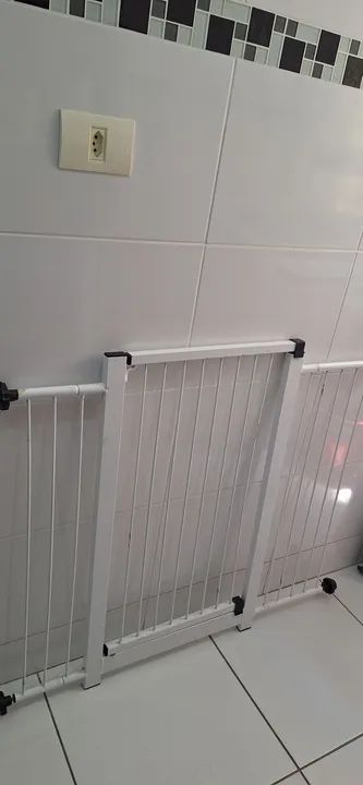 Grade de proteção com extensor para pet / bebê  - Foto 2