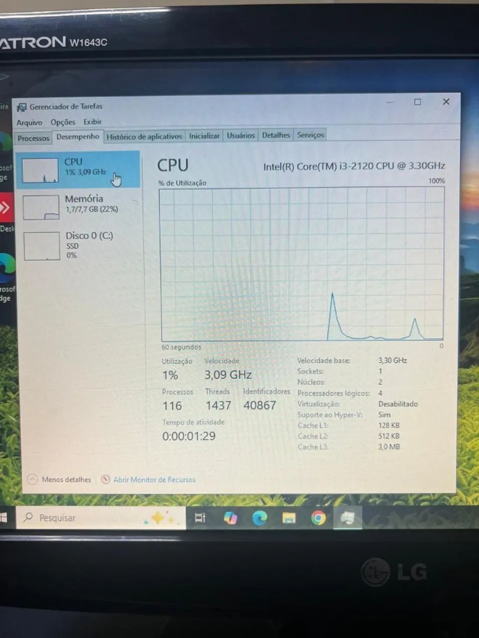 Computador Completo i3 2120 para estudos e trabalho - Foto 2