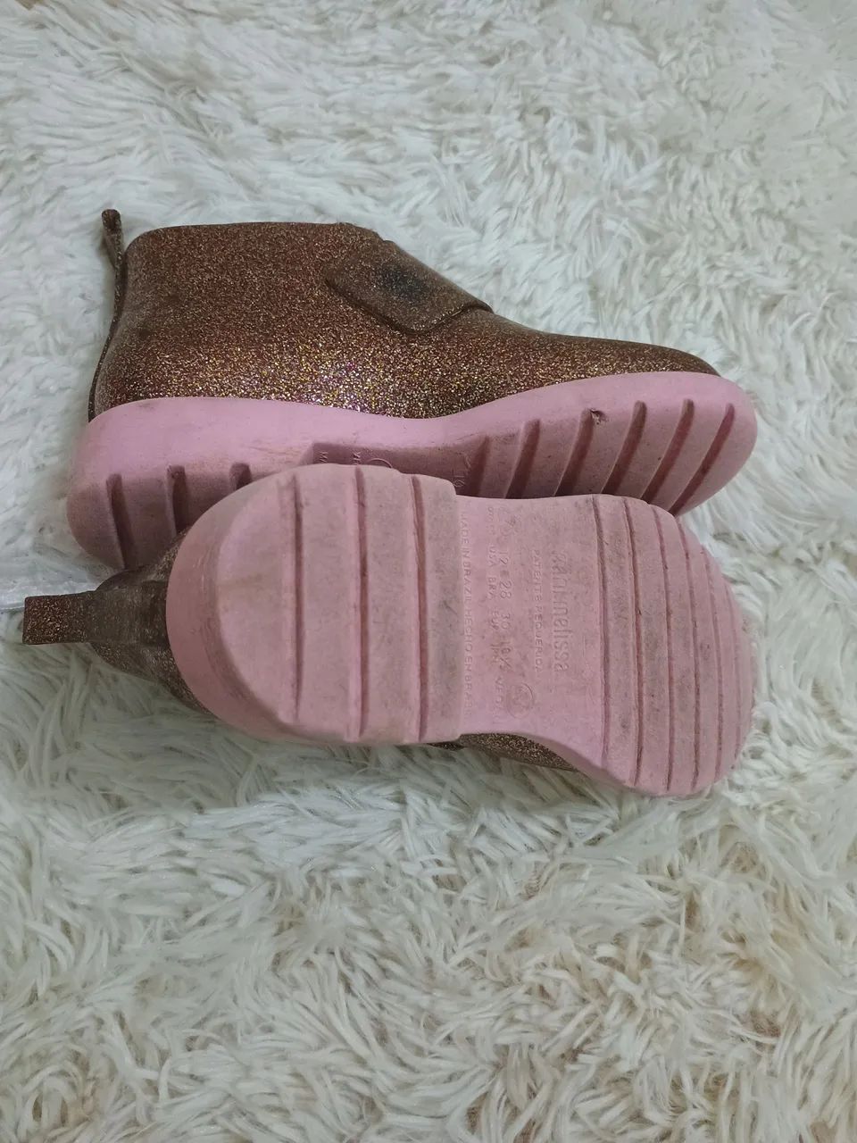 Botinha Mini Melissa com Glitter- número:28-Conforto e Estilo para sua Princesa - Foto 4