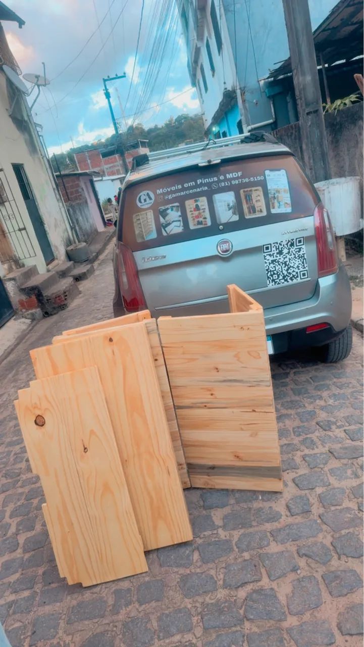 Balcão Desmontável de Pinus64961565632641123