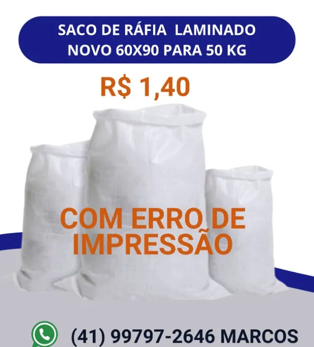 Sacos ráfia novos grandes