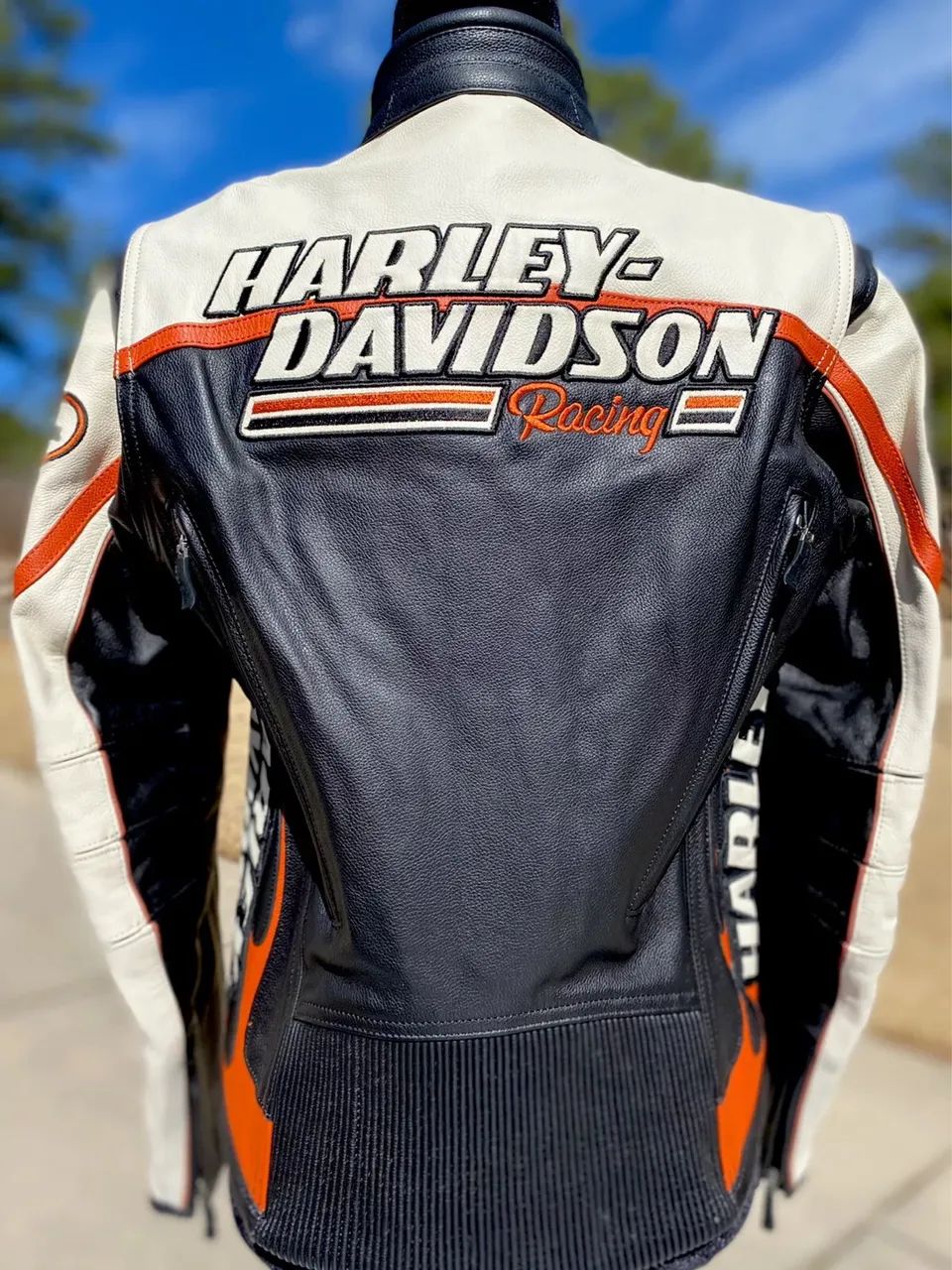 jaqueta screamin eagle harley davidson racing original black em
