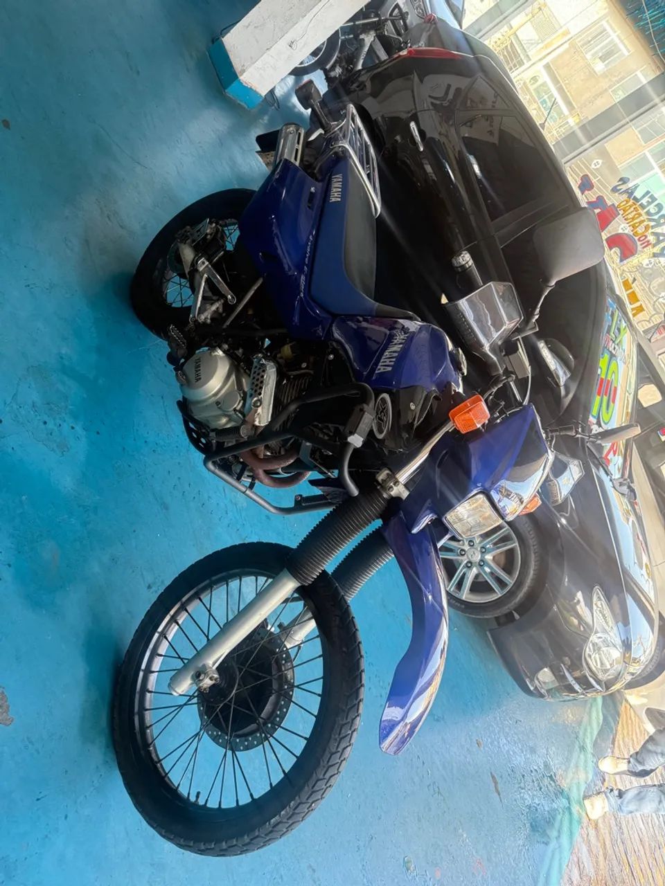 Vendo ou troco xt 600 azul muito nova reliquia - Foto 4