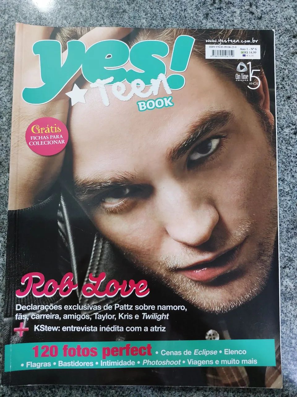 Revistas Yes! Teen Book - Robert Pattinson + Lua Nova
