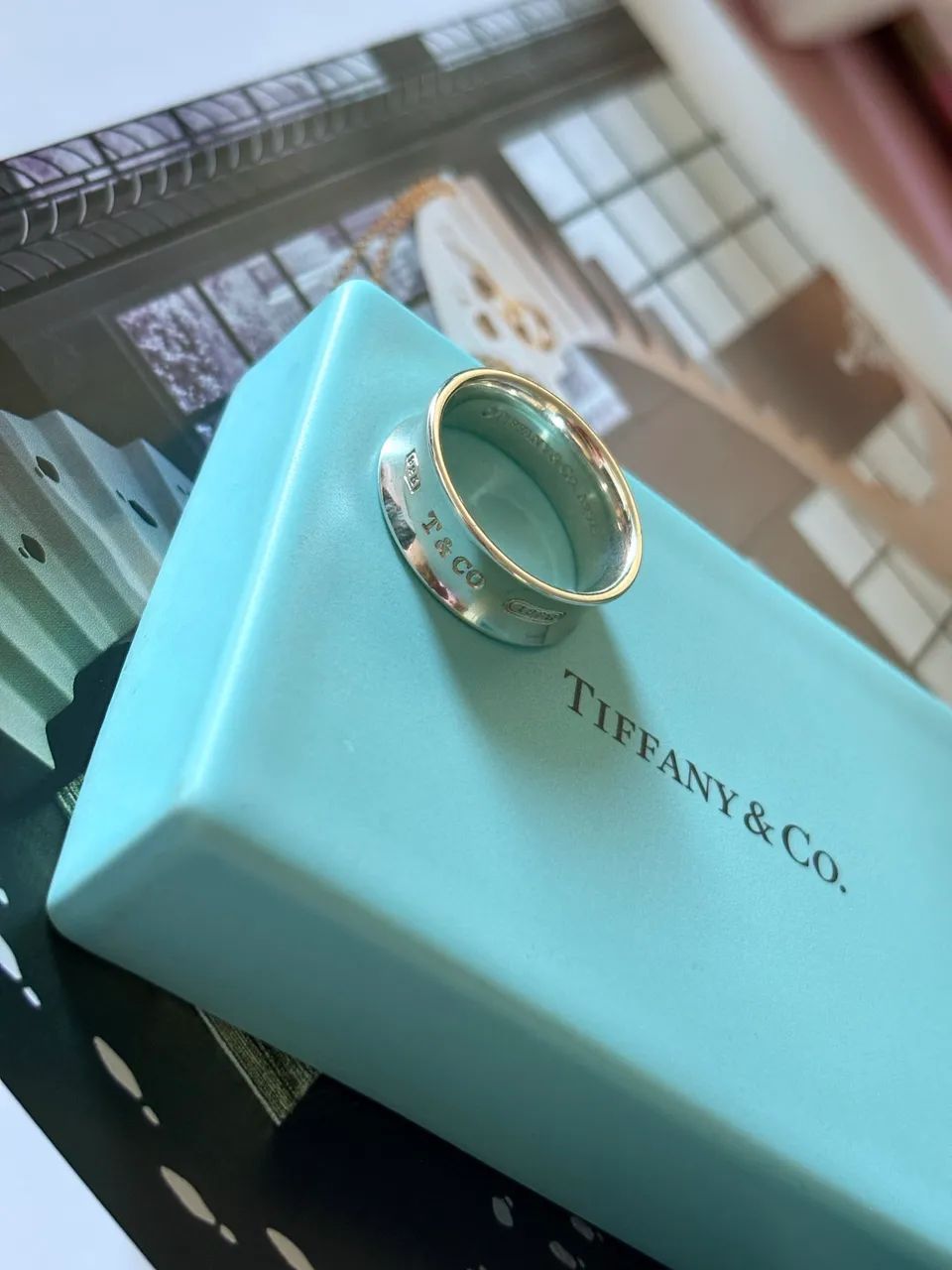 Anel Tiffany? 1837 Em prata de lei 925 Original