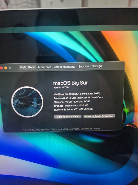 Macbook pro 2013 15 pol i7 16gb ssd de 500 - Foto 2