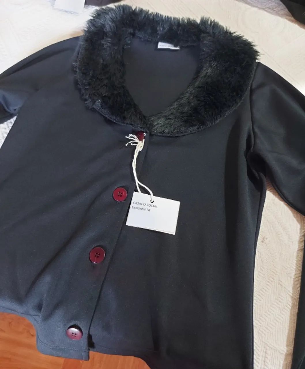 Blazer Social Preto Feminino - Foto 2