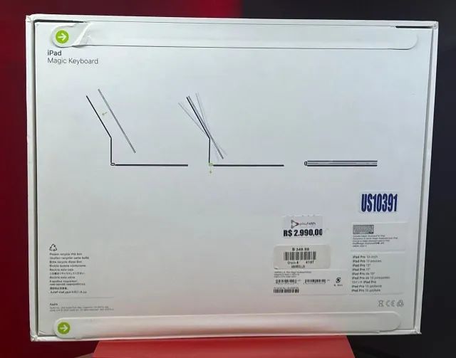 Apple Magic Keyboard for iPad Pro 13?inch (M4) - US English - Black - Produto Novo - Foto 2