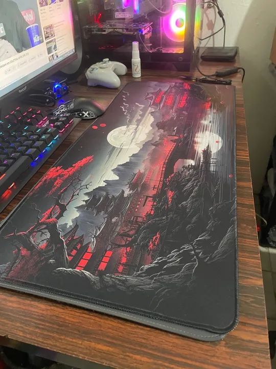 Mousepad Gamer com Design Japonês 300x700x2MM - Foto 3