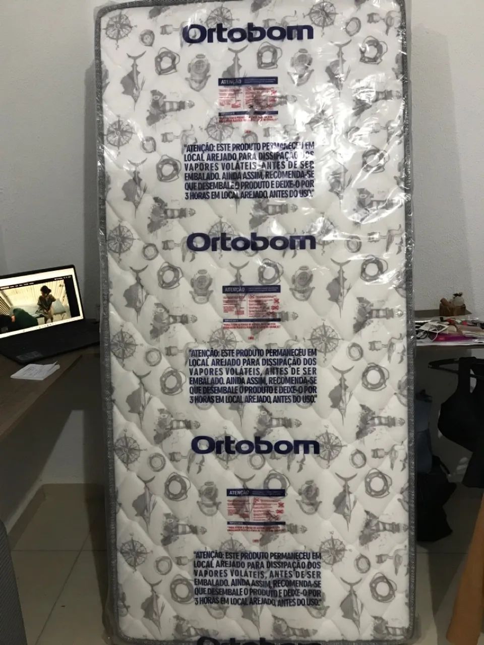 Colchão Ortobom Novo - Foto 4