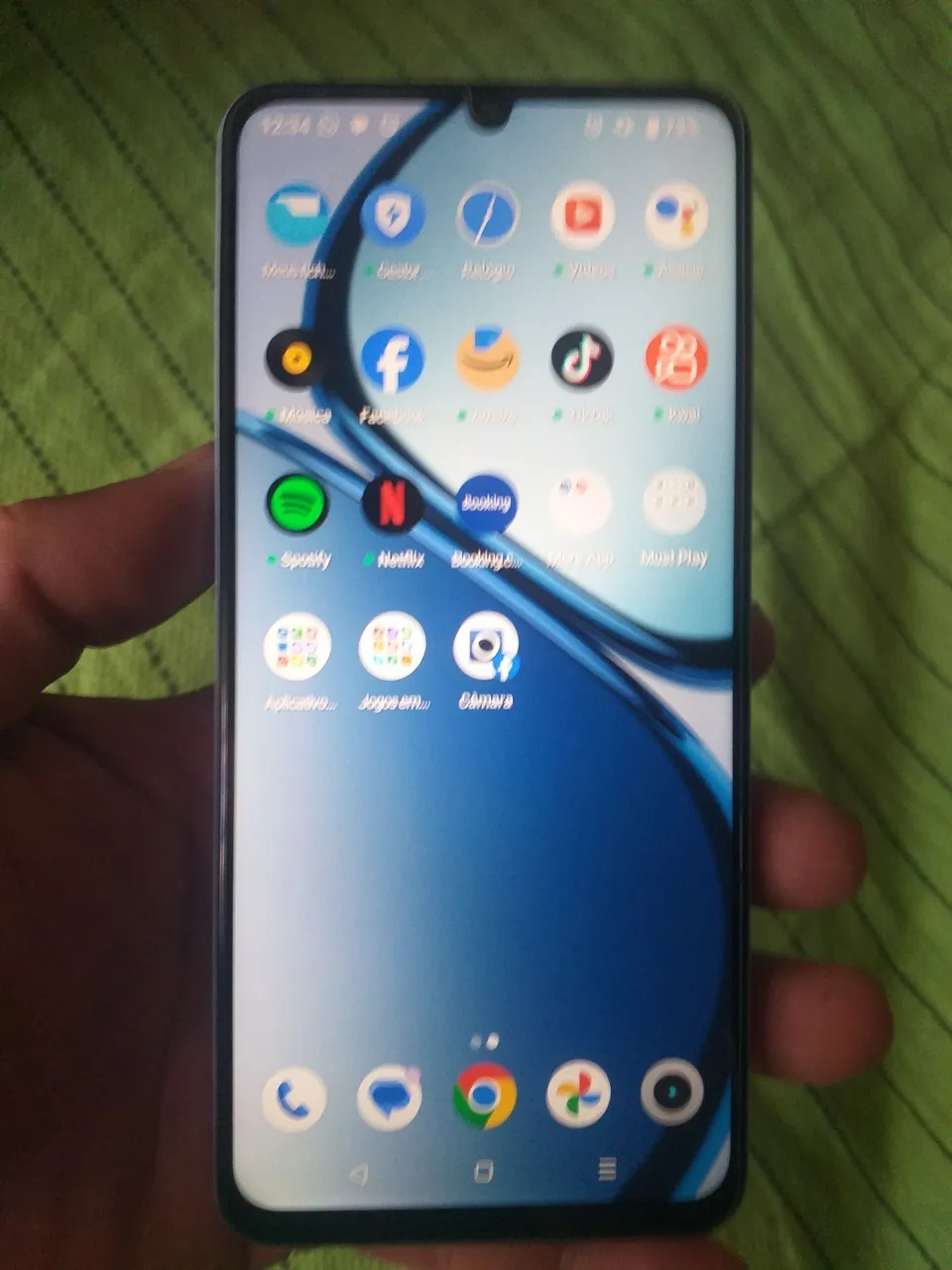 Vendo Realme chamo novo