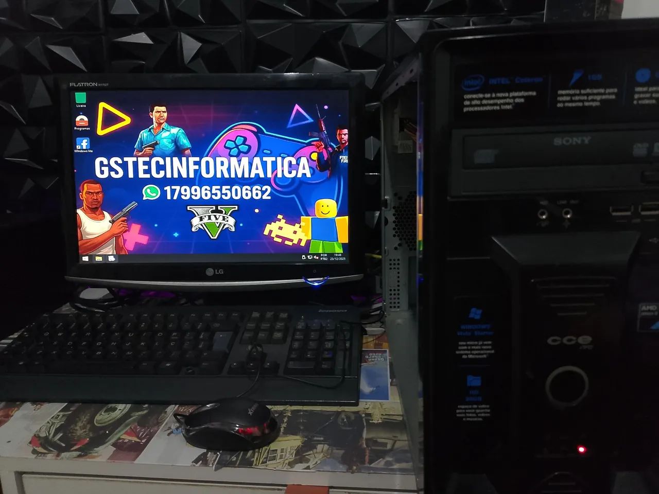 Pc completo já com Roblox entregamos consultar  - Foto 3