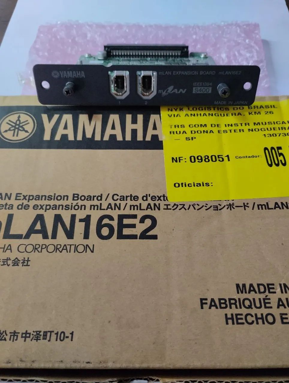 Motif XS Placa de Expansão mLAN Yamaha mLAN16E2 - Instrumentos