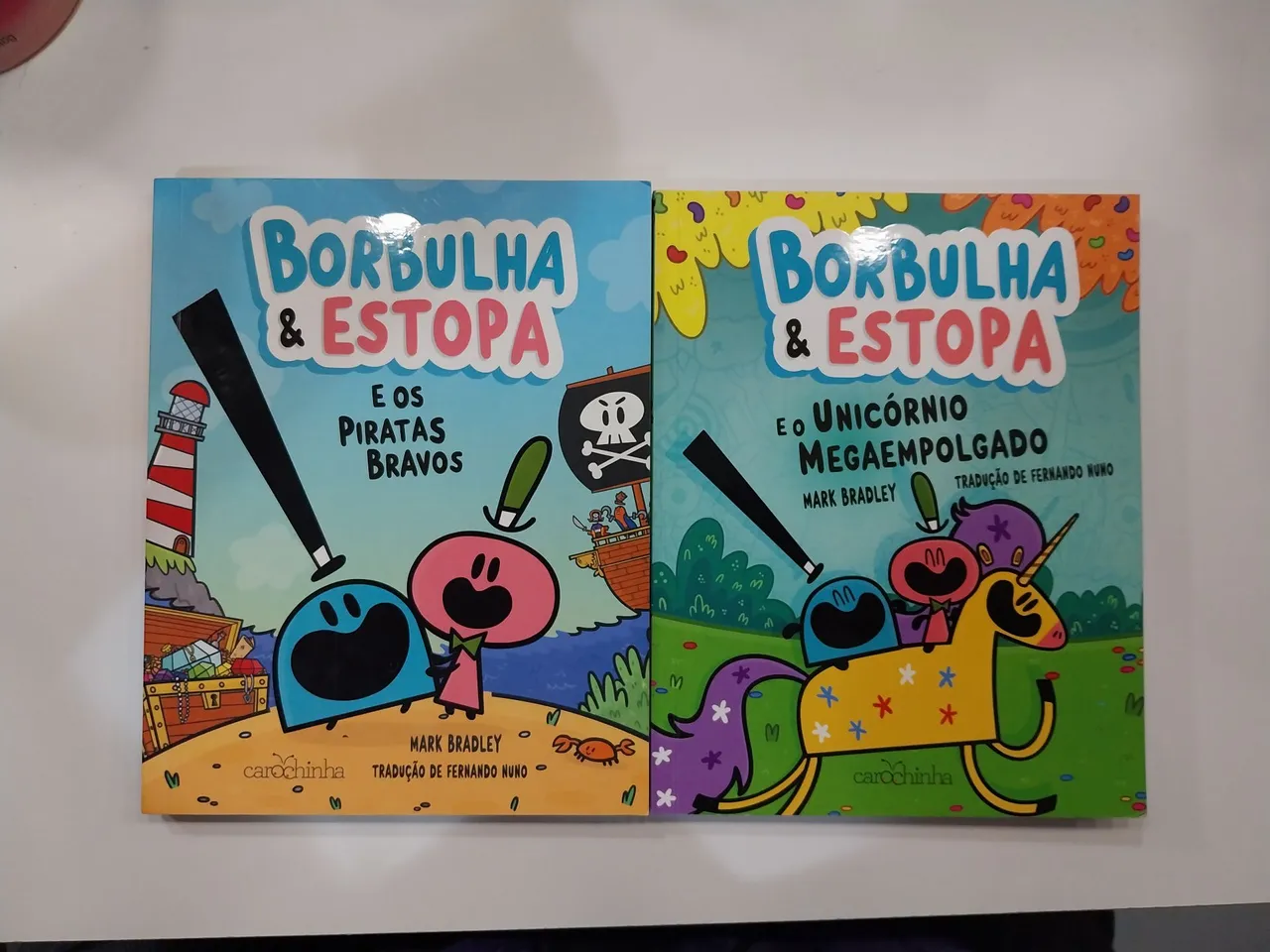 Borbulha & Estopa - Livros infantis - 2 volumes