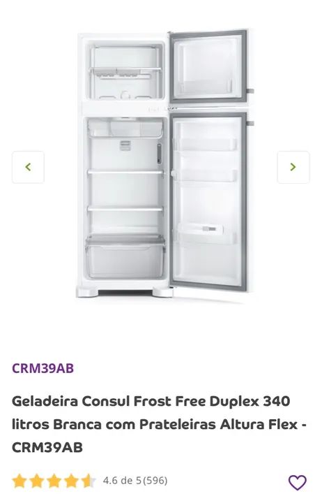 Geladeira cônsul fros Free 127v. - Foto 2