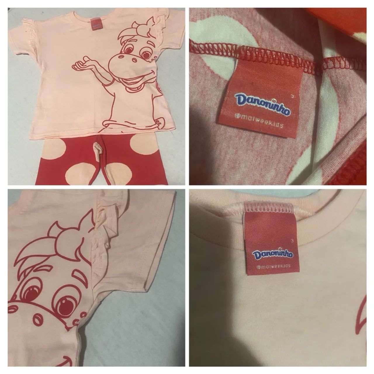 Conjunto Infantil Danoninho Malwee Kids TAM 3