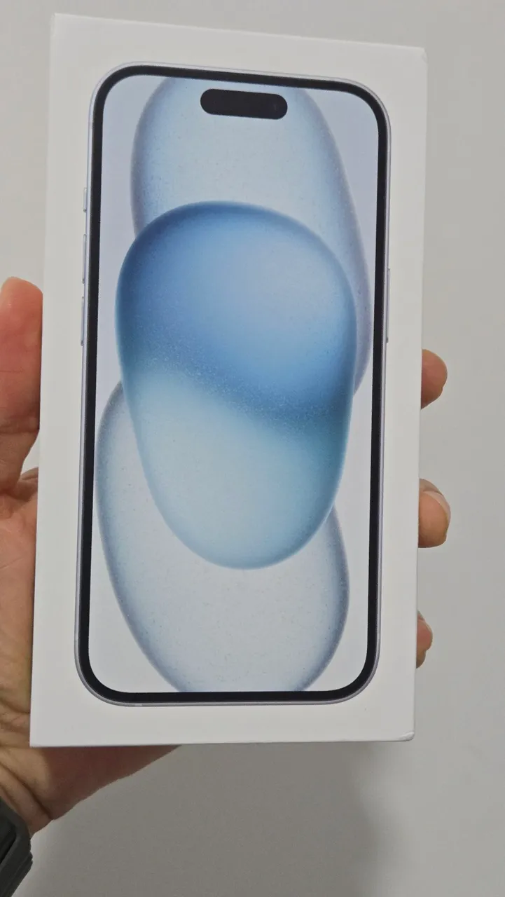 iPhone 15 Azul Claro 128GB Lacrado