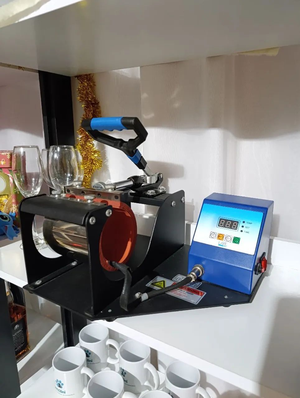 Prensa para Estampar Canecas 