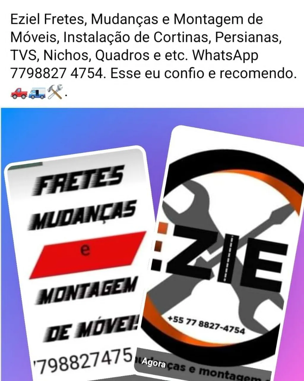 Montagem e conserto de móveis