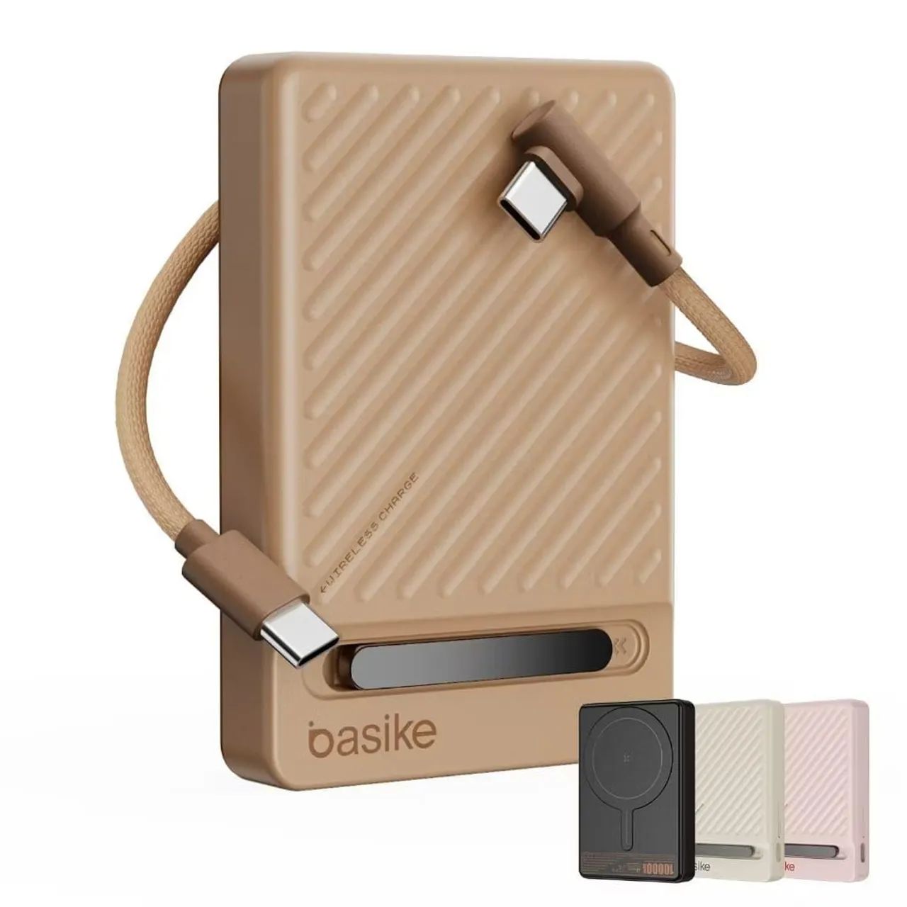 Carregador Portátil ORIGINAL BASIKE 10000Mah Com Indução  - Foto 3