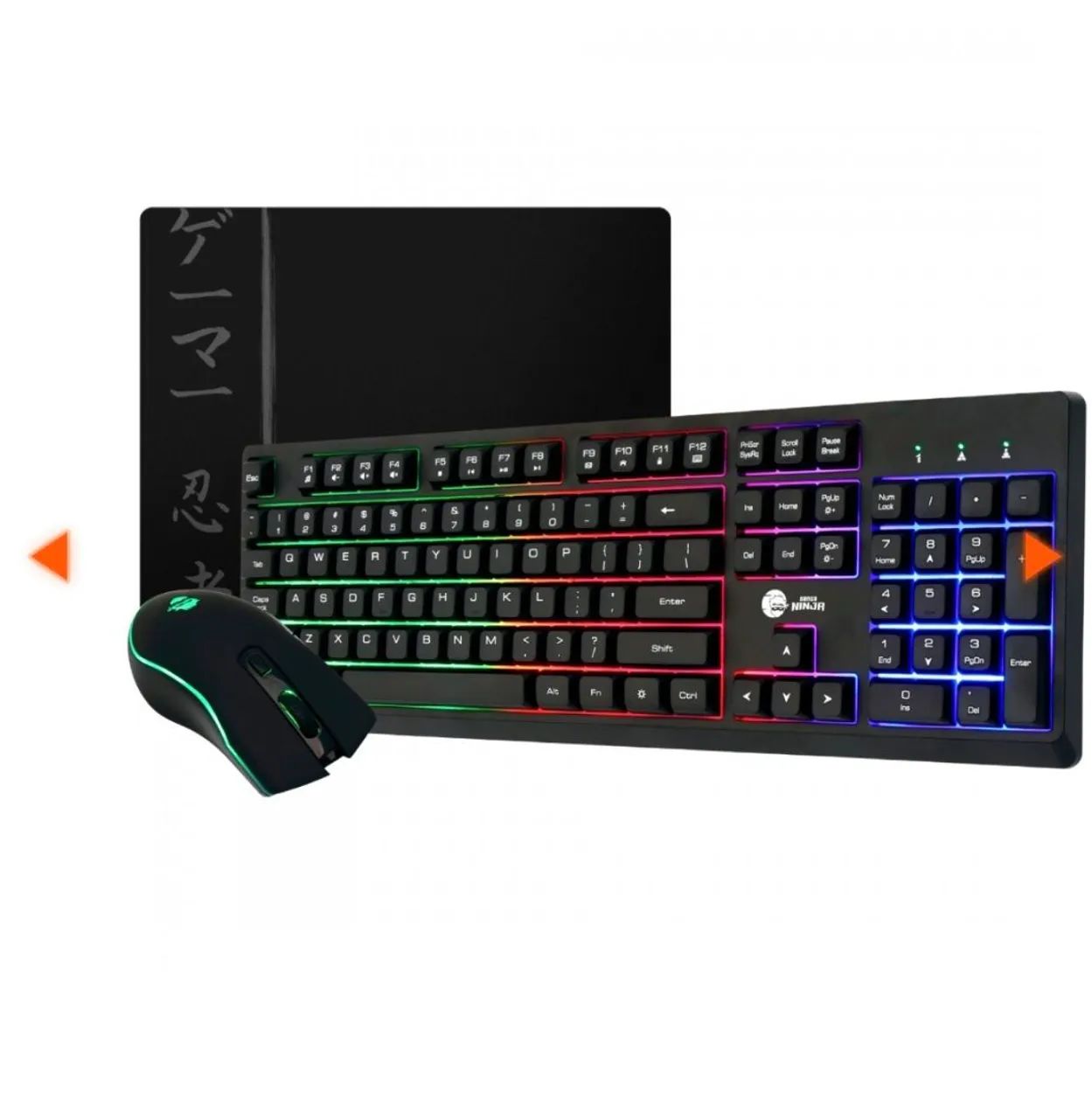 Kit Teclado e Mouse Gamer Ninja - Foto 4
