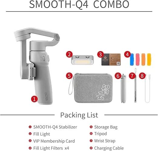 GIMBAL SMOOTH Q4 - ACEITO CARTÃO -  - Foto 2