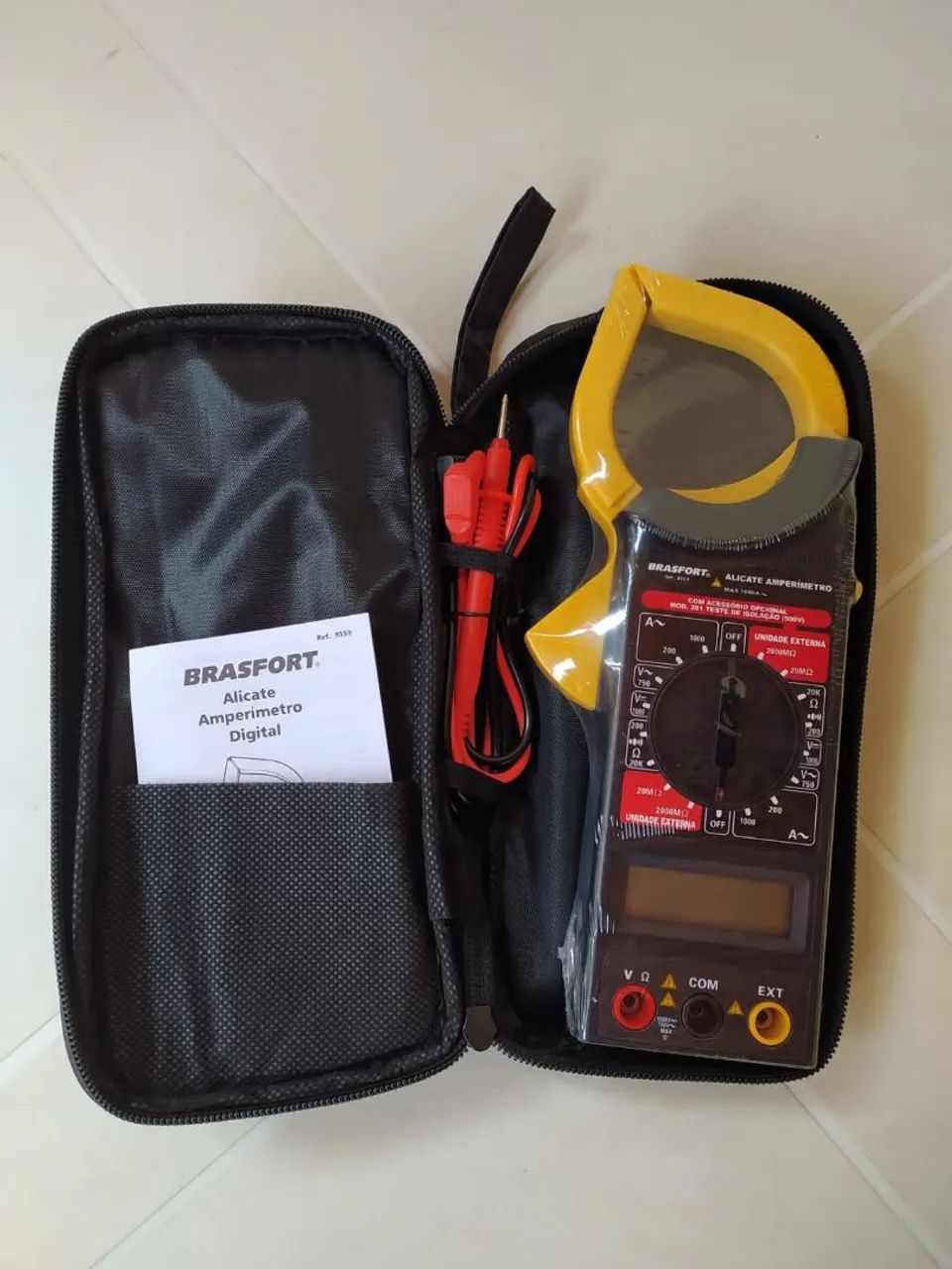 Alicate Amperímetro Digital Brasfort 8559 - Foto 2