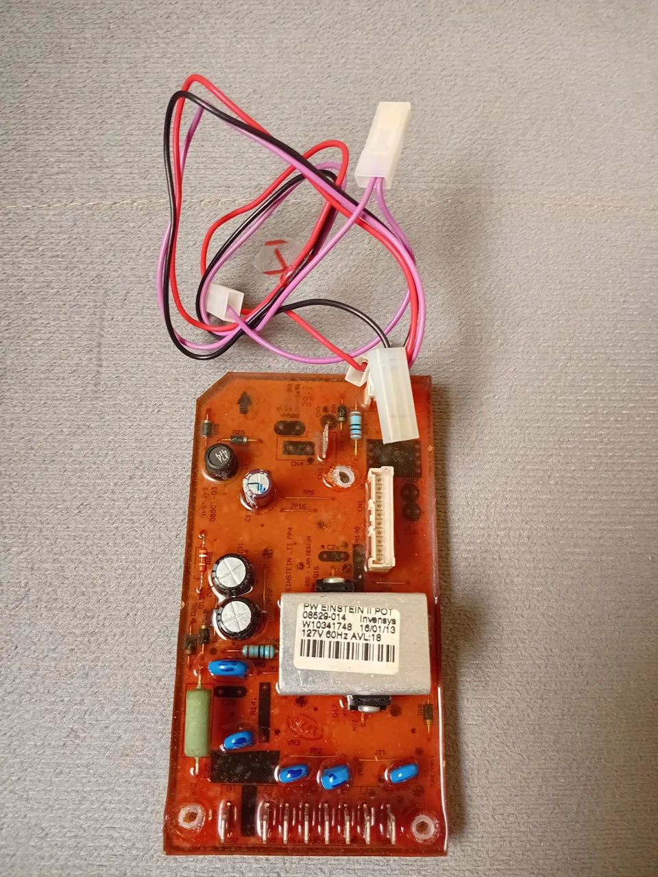 Conjunto de placa mais interface lavadora Brastemp Clen 10kg - Foto 5