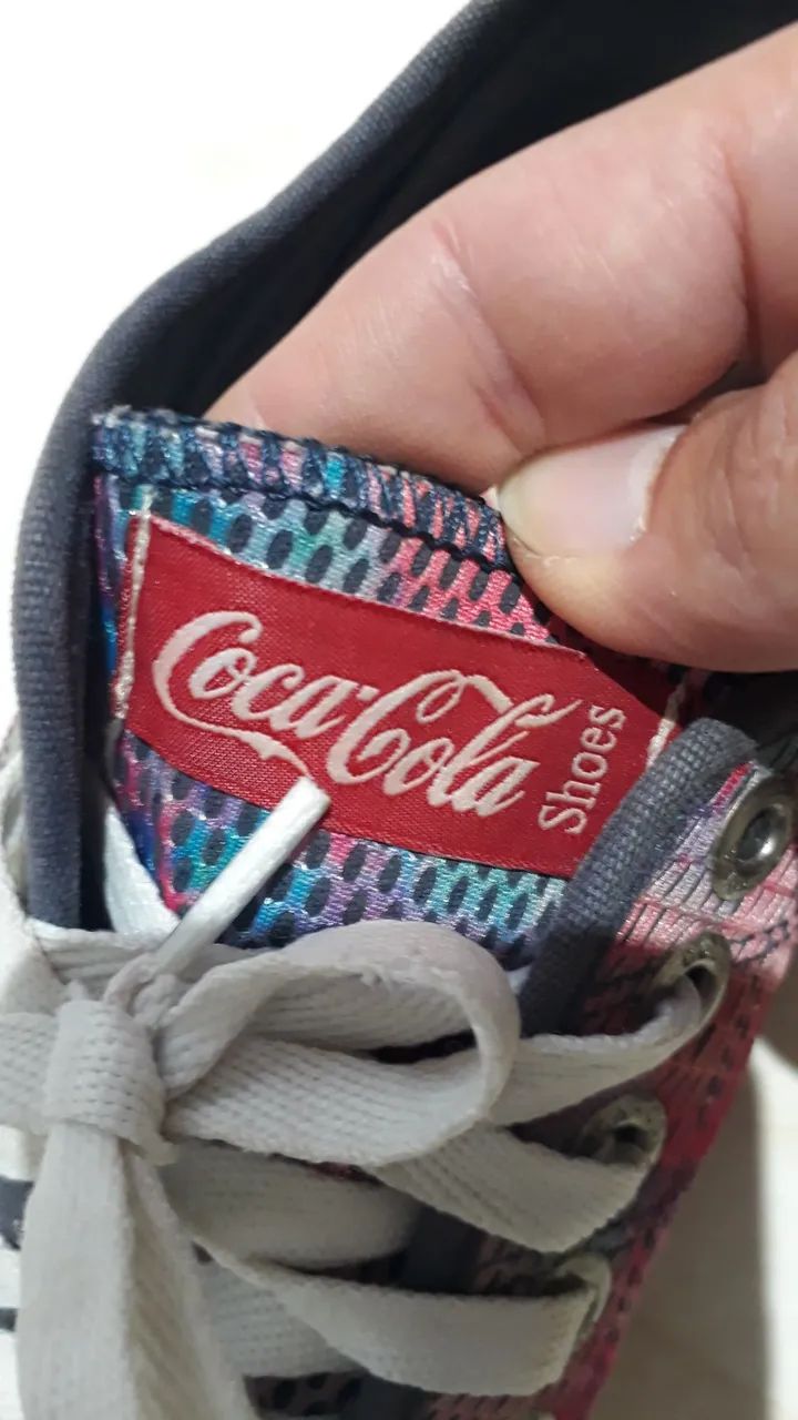 Tênis Casual Colorido Coca-Cola 37 - Foto 6