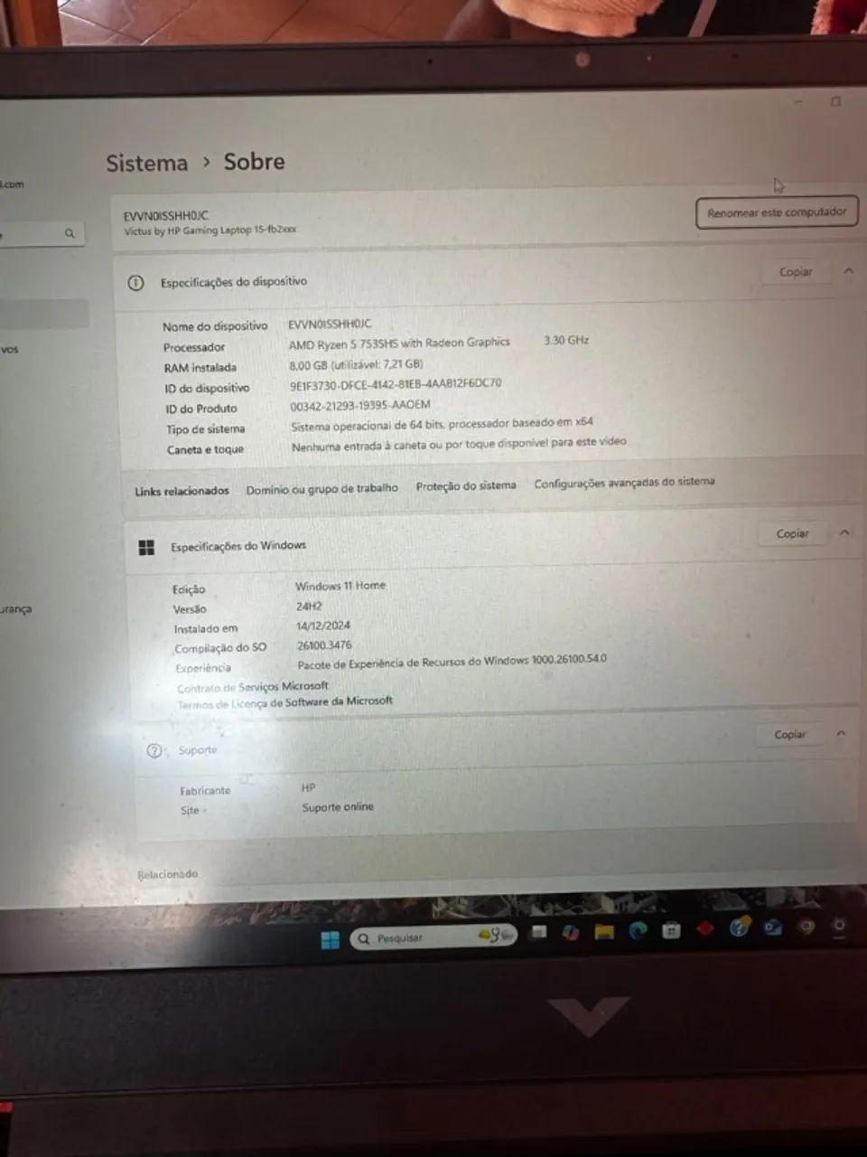 NOTEBOOK GAMER VICTUS 15 - Foto 4