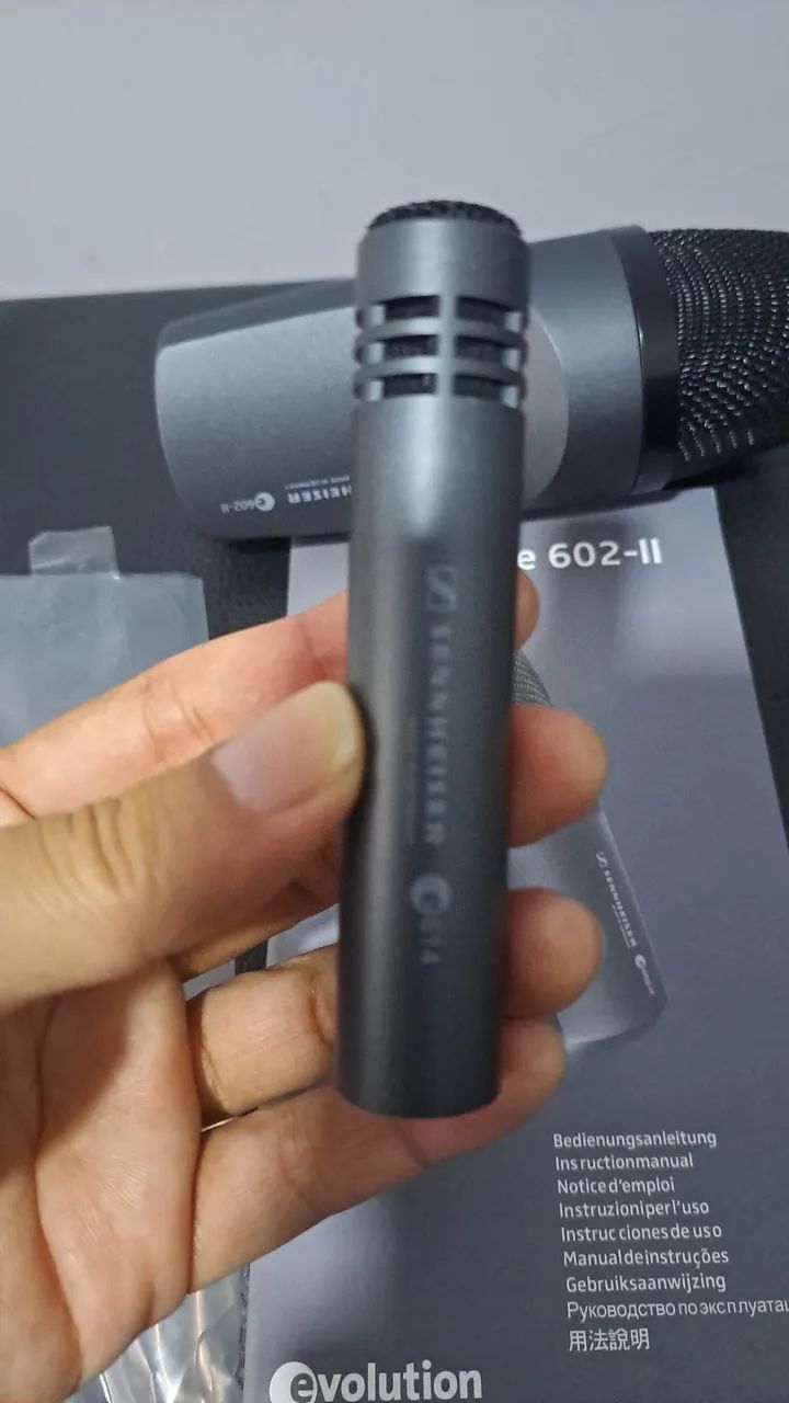 Kit de microfone Shennheiser pra bateria  - Foto 3