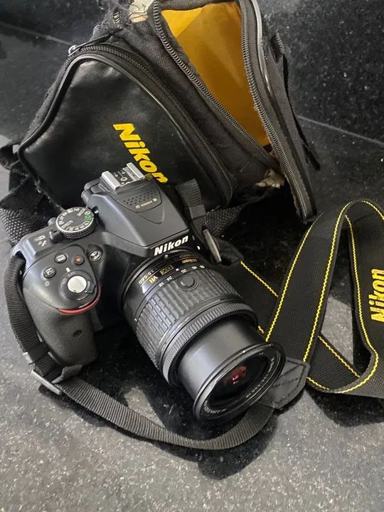 Vendo câmera Nikon D5300 com lente 15-55  - Foto 5