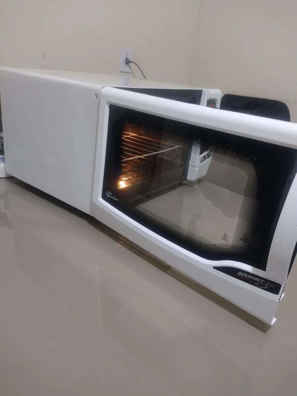 Forno Elétrico Fischer 44 lits Gourmet Grill, funcionando perfeitamente  - Foto 4