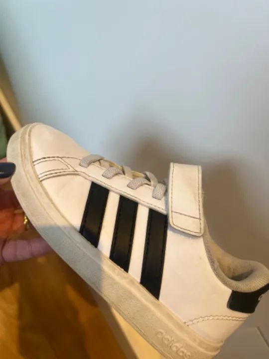 Tenis adidas grand court 2.0  infantil - Foto 4