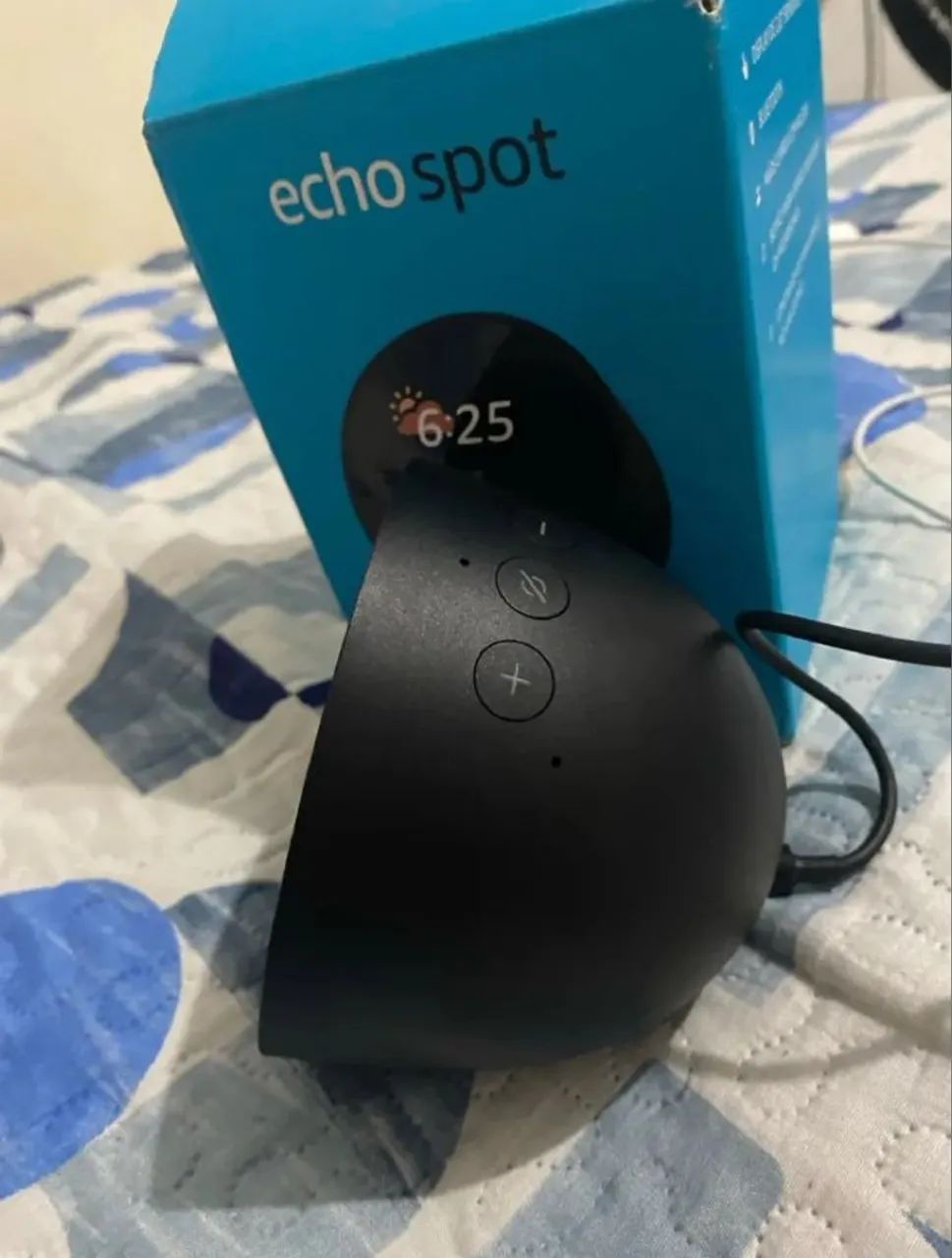 Echo Spot - Smart Speaker com Tela - Foto 2