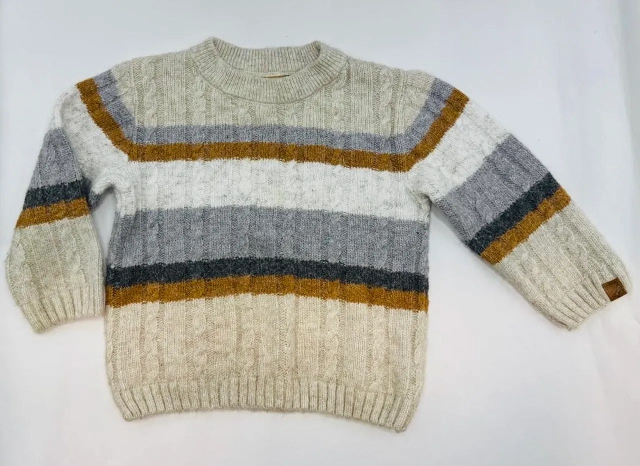 Casaco lã infantil (bebê) - Dame dos - tamanho 1 - estado de novo - menino