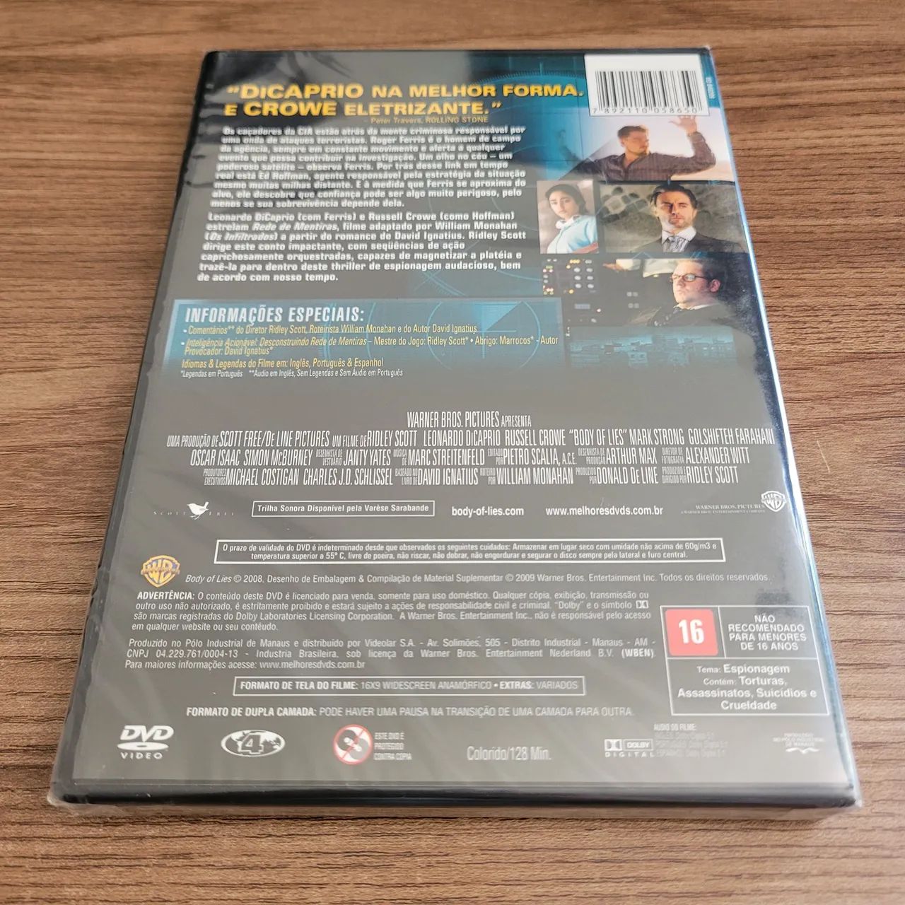 DVD LACRADO Rede de Mentiras - Ridley Scott - Foto 2