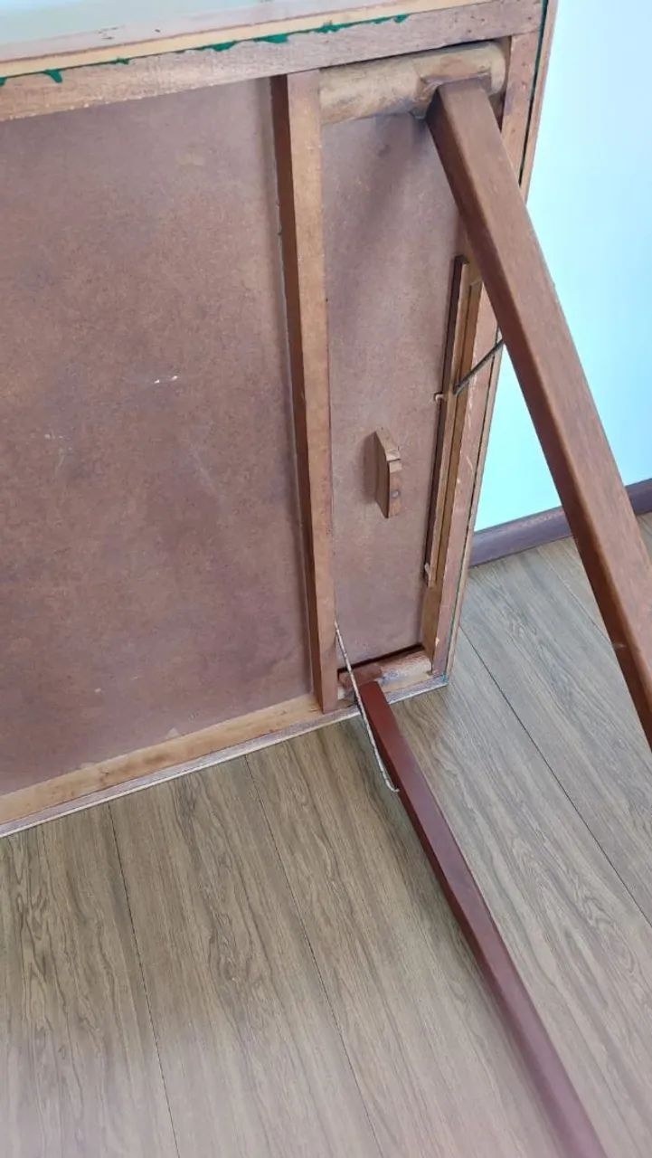 Mesa de jogos quadrada com feltro verde - Foto 5