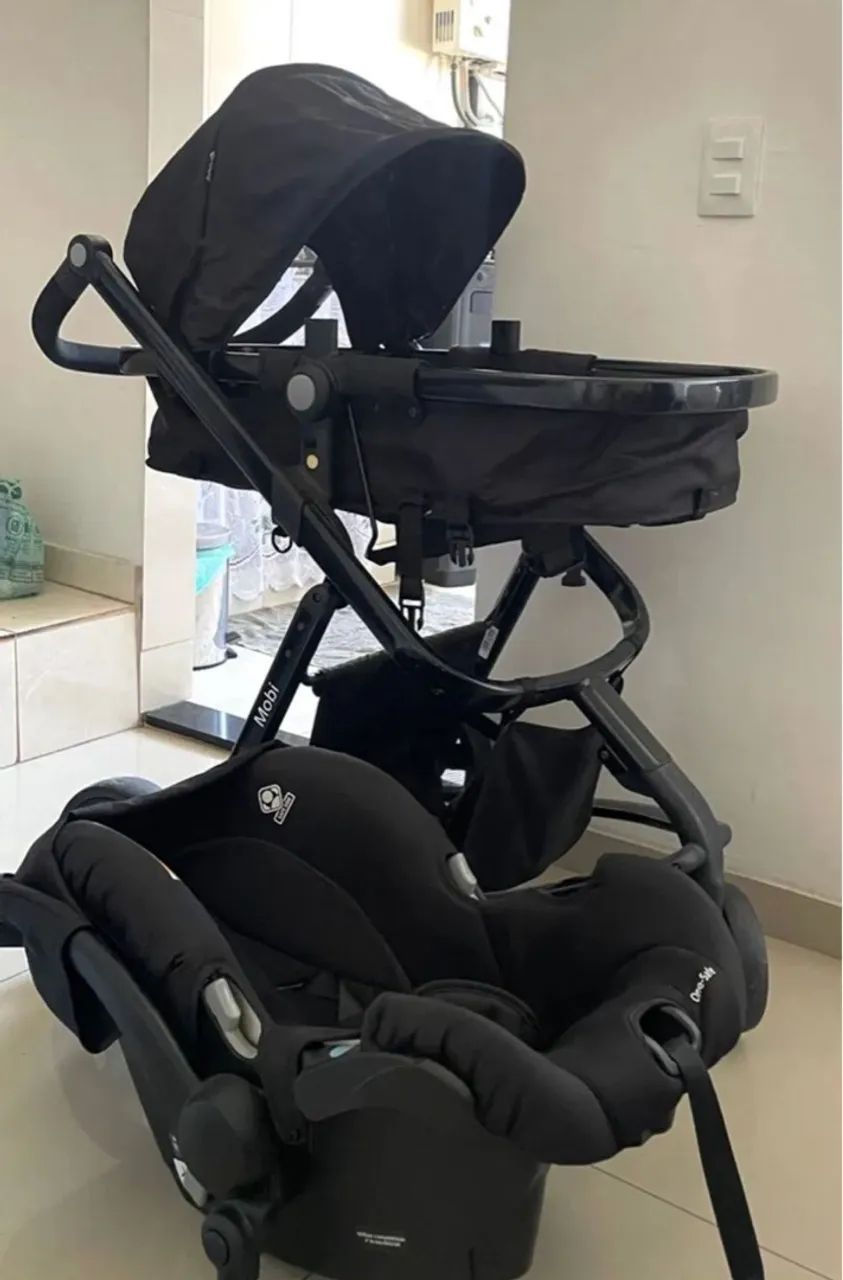 Carrinho de Bebê Mobi - Modelo One Safe - Foto 2
