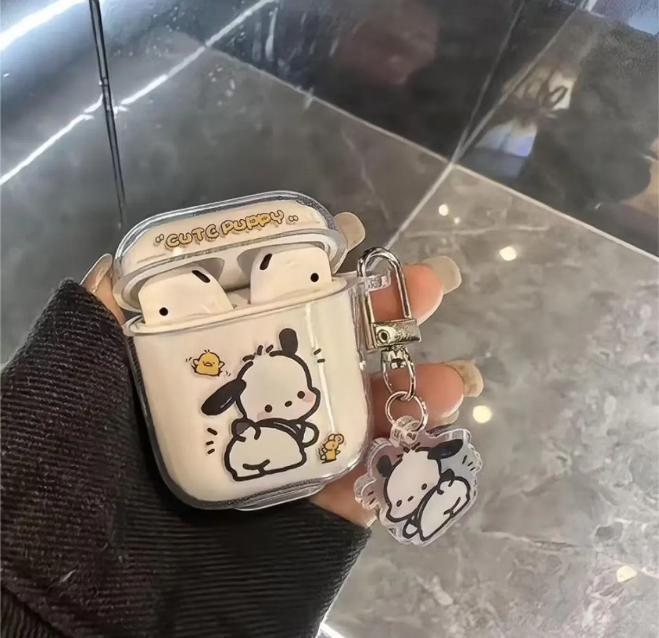 Case para Airpods com desenho ( fone vem junto) 