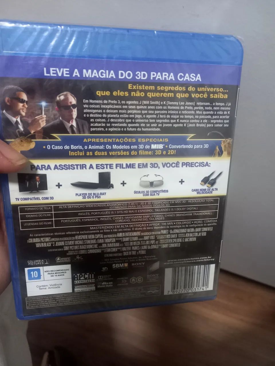 BLU RAY  HOMENS DE PRETO 3 LACRADO - Foto 2