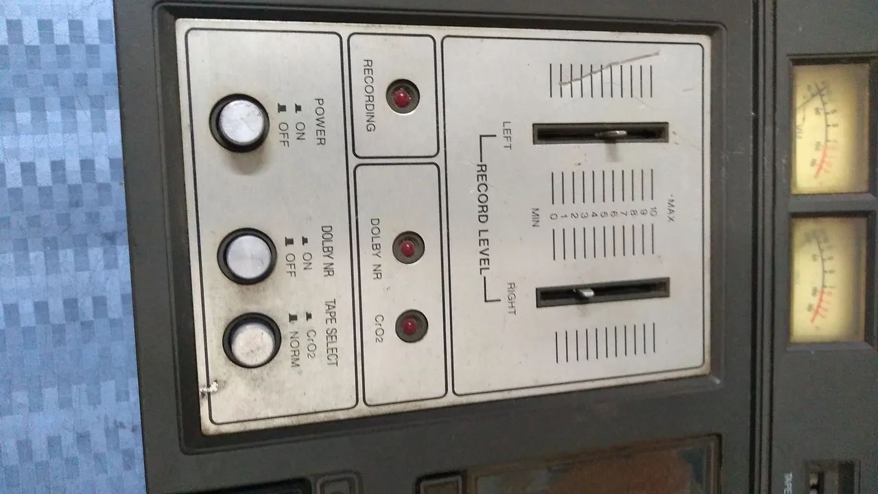 Gravador e toca-fitas vintage - Foto 5
