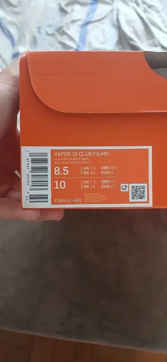 Chuteira Vapor 16 original nunca usada! - Foto 2